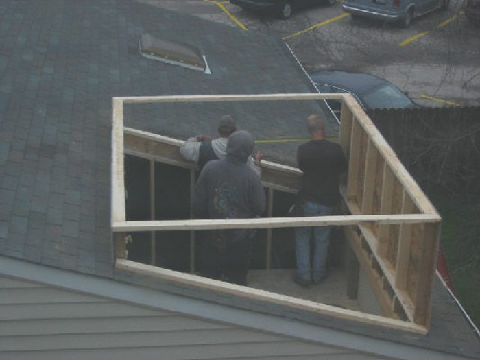015 dormer framed